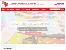 Tablet Screenshot of ebaprinting.com